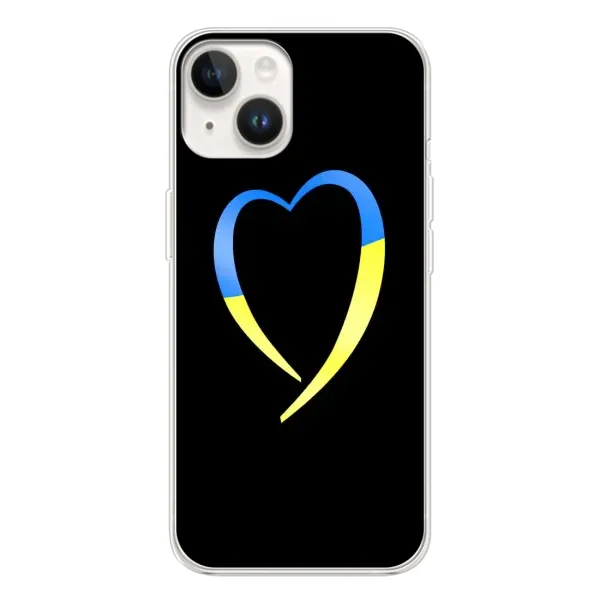 Чехол с рисунком «Украинское сердце» для TECNO Spark Go 1 Чехол с рисунком «Украинское сердце» для TECNO Spark Go 1
