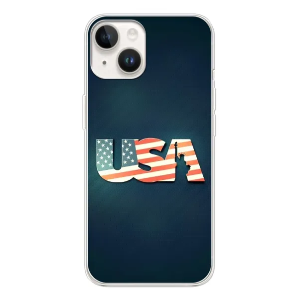 Чехол с рисунком «USA» для TECNO Spark Go 1 Чехол с рисунком «USA» для TECNO Spark Go 1