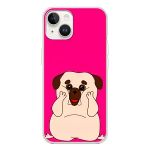 Чохол (ТПУ) Милі песики для Tecno Spark Go 1 (Веселий Мопсік)