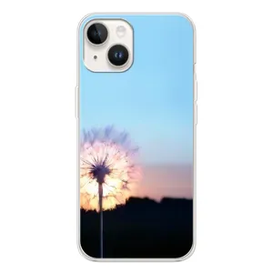 Силіконовий Чохол з кульбабками на Tecno Spark Go 1 (Захід з кульбабкою)
