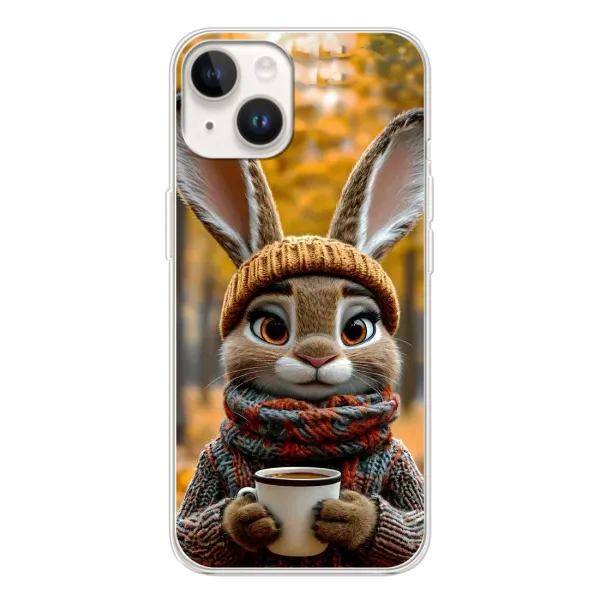 Чехол с рисунком «Зайчик с кофе» для TECNO Spark Go 1 Чехол с рисунком «Зайчик с кофе» для TECNO Spark Go 1