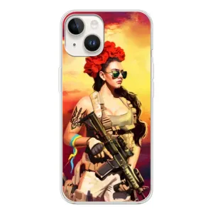 ЗСУ Чехлы (TPU) для Tecno Spark Go 1 (Женщина солдат)