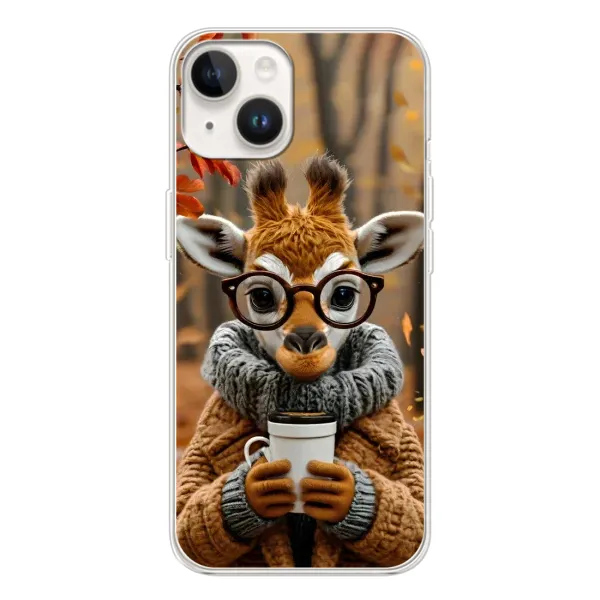 Чехол с рисунком «Жираф с кофе» для TECNO Spark Go 1 Чехол с рисунком «Жираф с кофе» для TECNO Spark Go 1