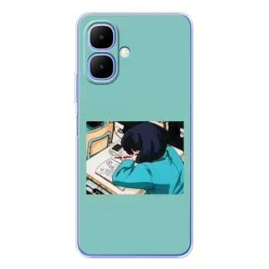 Чехол с персонажами АНИМЕ на Tecno Spark Go 2 (Аканэ Тэндо)