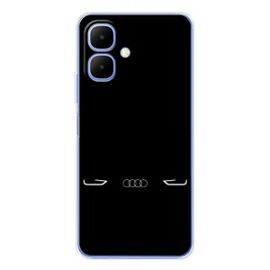 Силіконовий бампер з картинкою машини на Tecno Spark Go 2 (Сілует Audi)