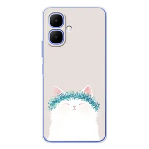 Чехол на тематику: Коты для TECNO Spark Go 2 (Белый котик)