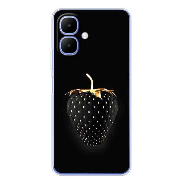 Чехол с рисунком «Чёрная клубника» для TECNO Spark Go 2 Чехол с рисунком «Чёрная клубника» для TECNO Spark Go 2