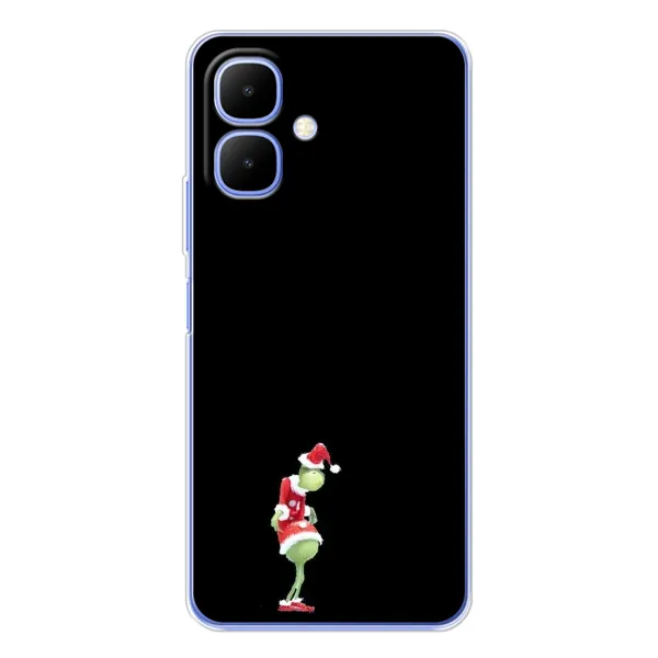 Чехол с рисунком «Гринч на чорном» для TECNO Spark Go 2 Чехол с рисунком «Гринч на чорном» для TECNO Spark Go 2