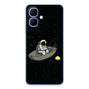 Силіконовый Чохол з принтом "Космонавти" на Tecno Spark Go 2