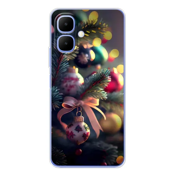 Чехол с рисунком «Красивая елочка» для TECNO Spark Go 2