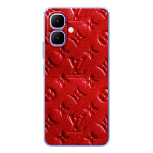 Текстурний Чохол Louis Vuitton для Спарк Го 2 (Червоний ЛВ)