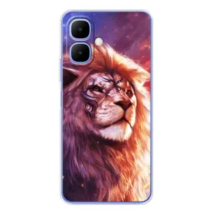 Чехол с картинкой на Tecno Spark Go 2 (Красочный ЛЕВ)