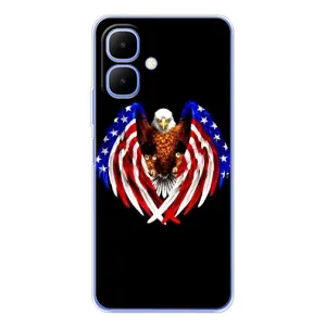 Чохол Прапор USA для Tecno Spark Go 2 (Крила США)