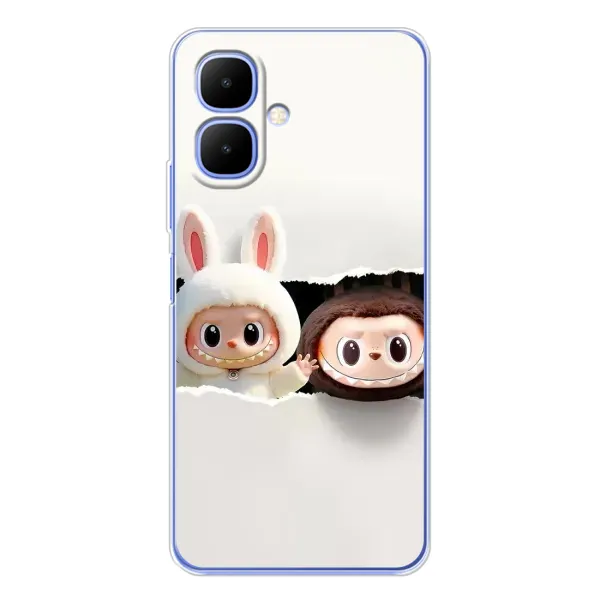 Чехол с рисунком «Фигурки Labubu» для TECNO Spark Go 2 Чехол с рисунком «Фигурки Labubu» для TECNO Spark Go 2