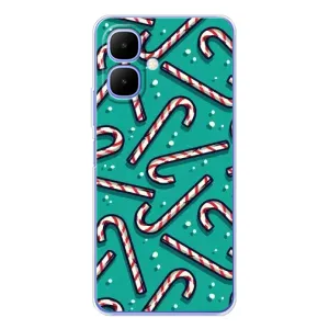 Силіконовий бампер на різдво для Tecno Spark Go 2 (Льодяники)