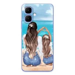 Чехлы для МАМЫ на Tecno Spark Go 2 (Мама и дочь)