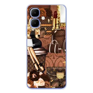Чехол Стиль Louis Vuitton на Tecno Spark Go 2 (Мода Луи Виттон)