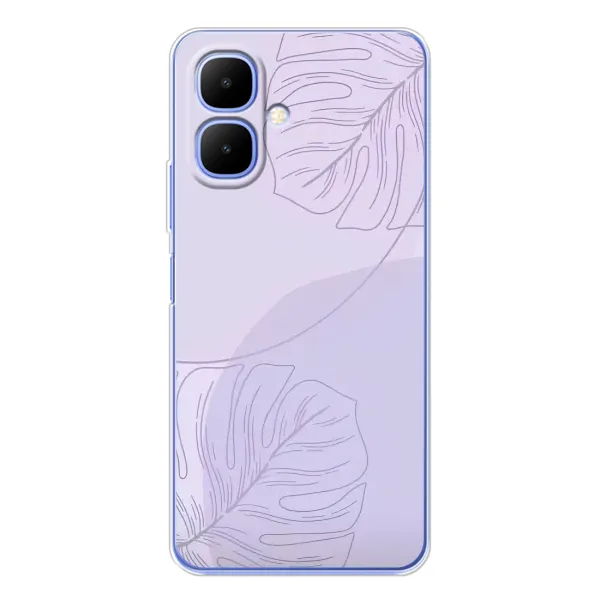 Чехол с рисунком «Монстера фиолетовая» для TECNO Spark Go 2 Чехол с рисунком «Монстера фиолетовая» для TECNO Spark Go 2
