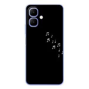 Чехол с картинками на черном фоне для Tecno Spark Go 2
