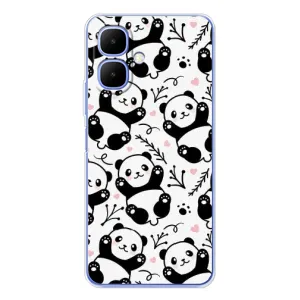 Чехлы с Пандами на Tecno Spark Go 2 (Пандочки)