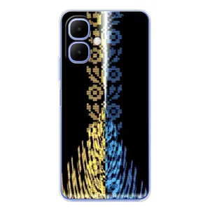 Силиконовый Чехол на Tecno Spark Go 2 (Патриотическая вышиванка)