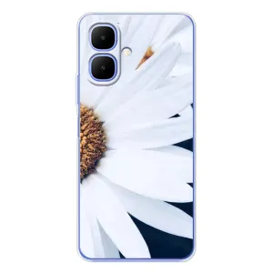 Чехол с ромашками на Tecno Spark Go 2 (Пол ромашки)