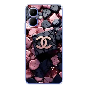 Чехол (Dior, Prada, YSL, Chanel) для Tecno Spark Go 2 (Шанель)