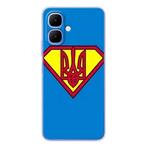 Чехол с картинкой (Патриотический ГЕРБ) на Tecno Spark Go 2 (Super - Герб)