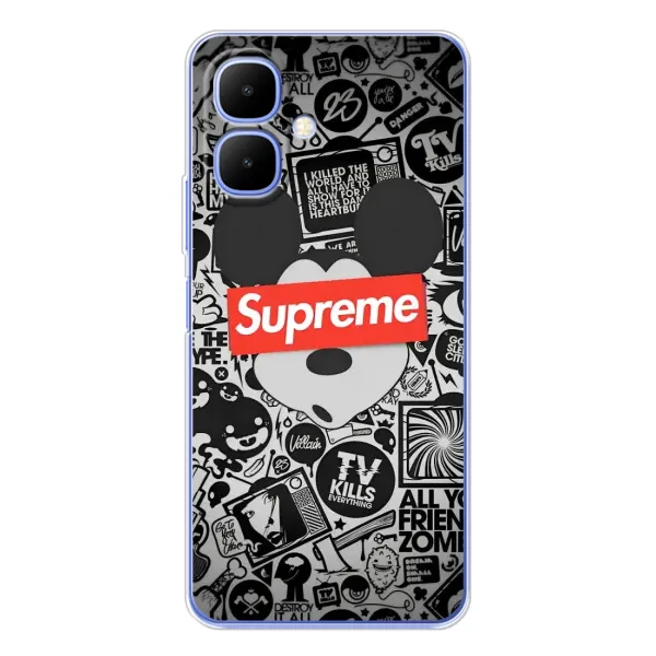 Чехол с рисунком «Supreme Маус» для TECNO Spark Go 2 Чехол с рисунком «Supreme Маус» для TECNO Spark Go 2