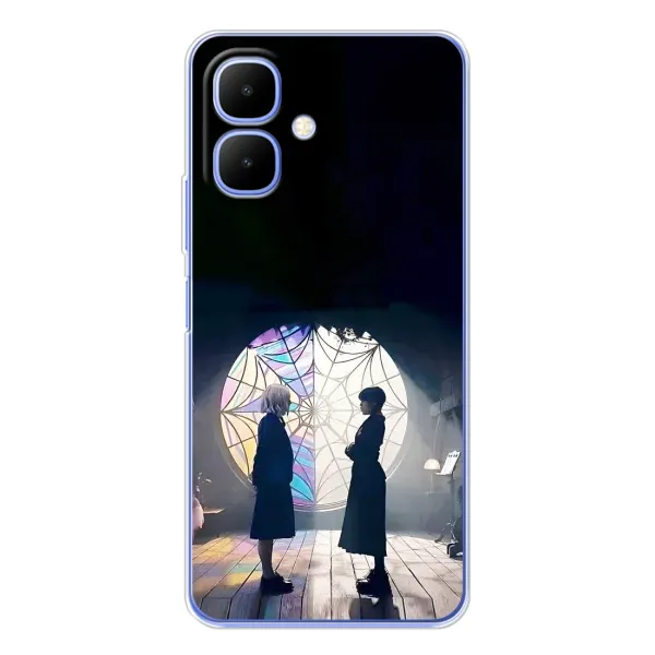 Чехол с рисунком «Уэнсдей и Энди» для TECNO Spark Go 2 Чехол с рисунком «Уэнсдей и Энди» для TECNO Spark Go 2