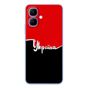 Чехлы УПА (Красно-Чёрный) на Tecno Spark Go 2 (Украина УПА)