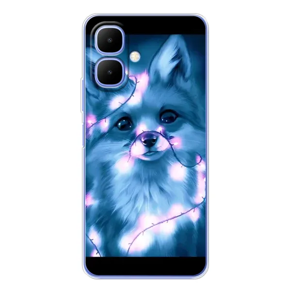 Чехол с рисунком «Яркая Лиса» для TECNO Spark Go 2 Чехол с рисунком «Яркая Лиса» для TECNO Spark Go 2