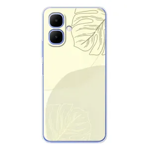 Чехол цветочный дизайн для Tecno Spark Go 2 (Зелёный фон)
