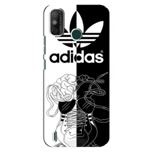 Чехол в стиле "Адидас" для Техно Спарк ГО (2020) (Adidas шнурки)