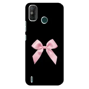 Чехол банты для TECNO Spark GO (2020) (Бант на черном)