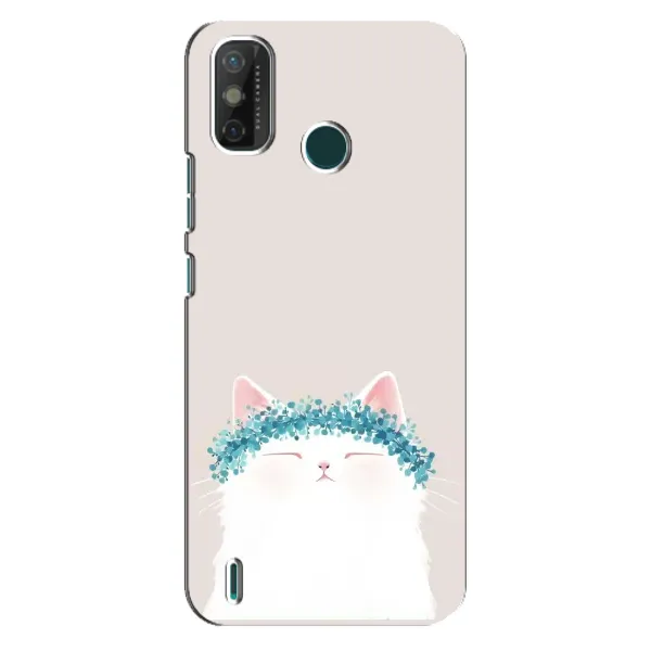 Чехол с рисунком «Белый котик» для TECNO Spark GO (2020) Чехол с рисунком «Белый котик» для TECNO Spark GO (2020)