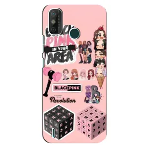Чехлы с картинкой для TECNO Spark GO (2020) (BLACK PINK коллаж)