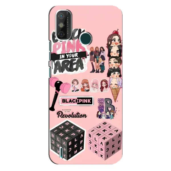 Чехол с рисунком «BLACK PINK коллаж» для TECNO Spark GO (2020) Чехол с рисунком «BLACK PINK коллаж» для TECNO Spark GO (2020)