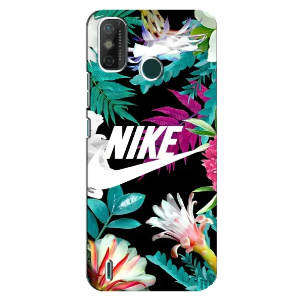 Чехол с рисунком «Цветочный Nike» для TECNO Spark GO (2020) Чехол с рисунком «Цветочный Nike» для TECNO Spark GO (2020)