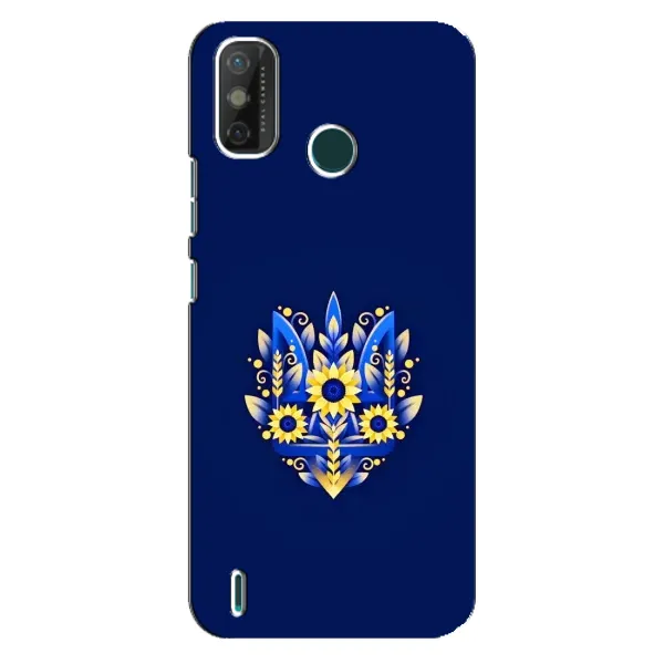 Чехол с рисунком «Цветущий Герб» для TECNO Spark GO (2020)