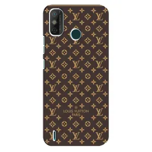 Чехол Стиль Louis Vuitton на TECNO Spark GO (2020) (Фон Луи Виттон)
