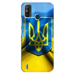 Чохол з картинкою (Патріотичний ГЕРБ) на TECNO Spark GO (2020) (Герб і Прапор України)