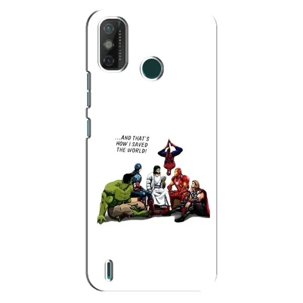 Чехол с рисунком «Иисус супергерой» для TECNO Spark GO (2020) Чехол с рисунком «Иисус супергерой» для TECNO Spark GO (2020)