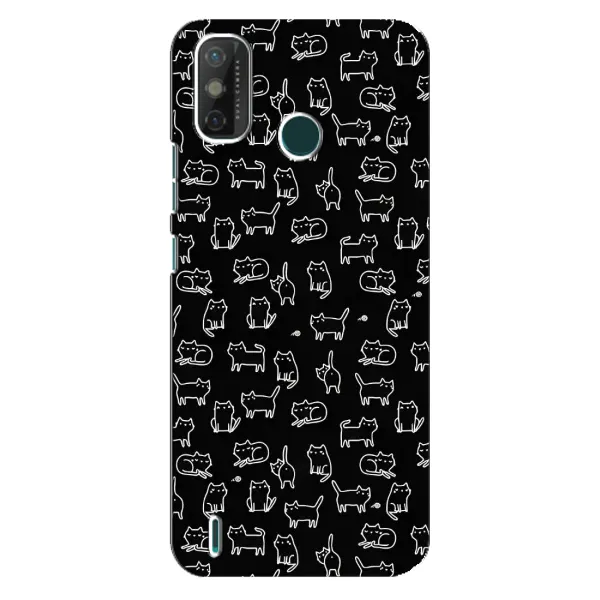 Чехол с рисунком «Котики на черном» для TECNO Spark GO (2020) Чехол с рисунком «Котики на черном» для TECNO Spark GO (2020)