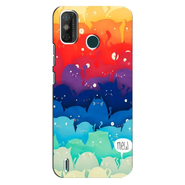 Чехол с рисунком «Mew» для TECNO Spark GO (2020)