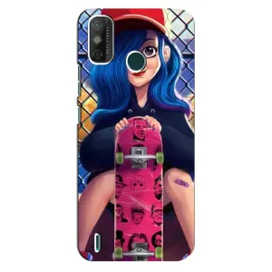 Чехол с картинкой Модные Девчонки TECNO Spark GO (2020) (Модная девушка)