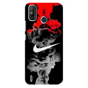 Силиконовый Чехол на TECNO Spark GO (2020) с картинкой Nike (Nike дым)