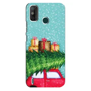 Чохол новорічна ялинка на TECNO Spark GO (2020) (Новорічний настрій)