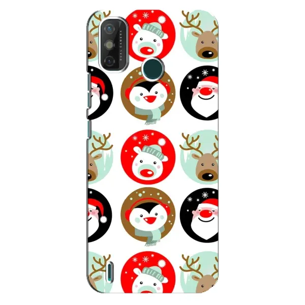 Чехол с рисунком «Рождественский принт» для TECNO Spark GO (2020) Чехол с рисунком «Рождественский принт» для TECNO Spark GO (2020)
