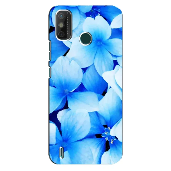 Чехол с рисунком «Синие цветы» для TECNO Spark GO (2020) Чехол с рисунком «Синие цветы» для TECNO Spark GO (2020)